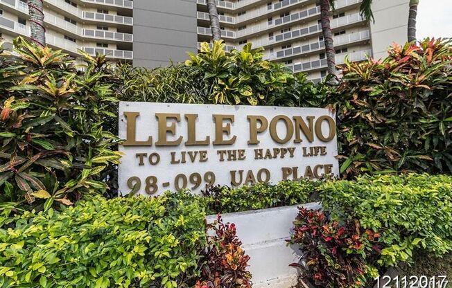 $2,350 / 1br - 552ft2 - Modern Comfort & Convenience 1BR/1BA/1PKG unit in Lele Pono Condo (Aiea)