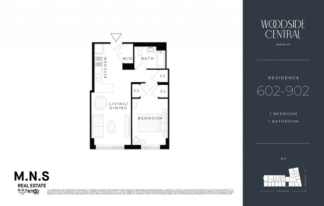 1 bed, 1 bath, $3,315, Unit 802