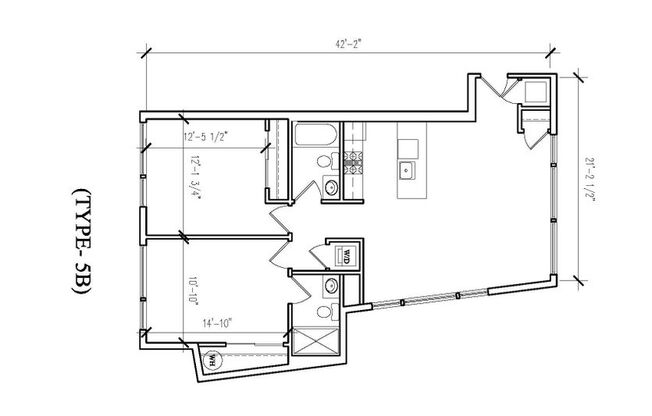 2 beds, 2 baths, 1,000 sqft, $2,099, Unit 309