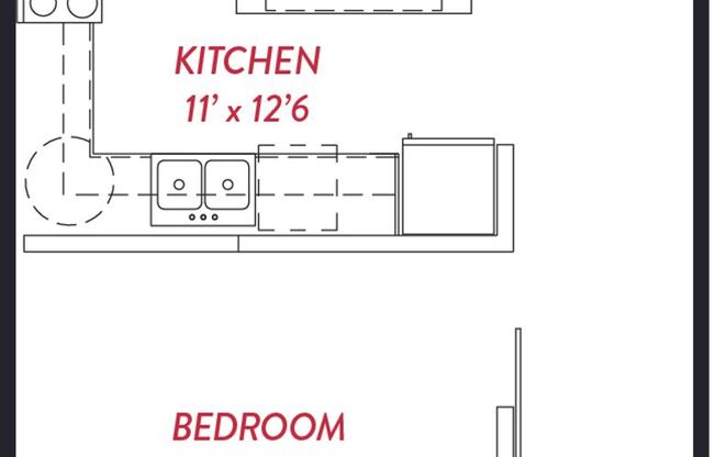1 bed, 1 bath, 843 sqft, $2,150, Unit 730-435
