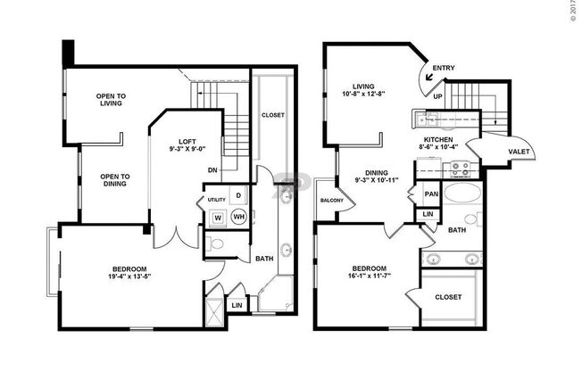 2 beds, 2 baths, 1,506 sqft, $2,229