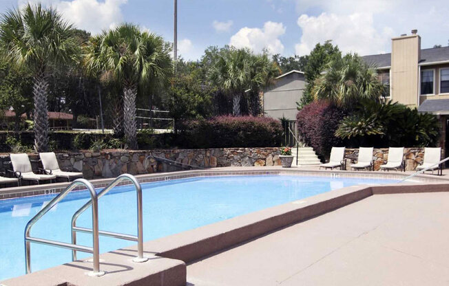 Swimming Pool With Relaxing Sundecks