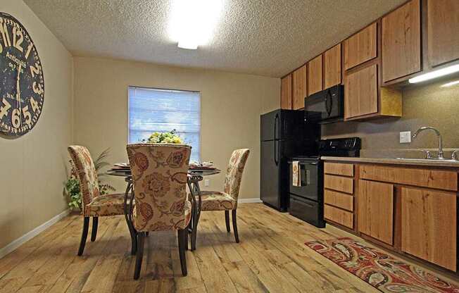 Partially Renovated Kitchen