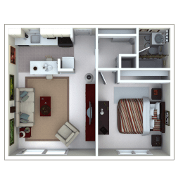 1 bed, 1 bath, 675 sqft, $1,710