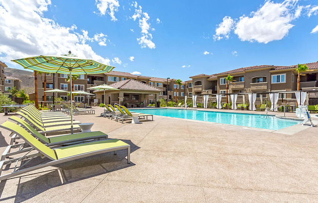 Pool view at day at The View at Horizon Ridge, Nevada, 89012