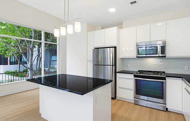 Kitchen with Stainless Steel Appliances