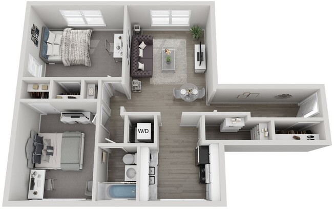 2 beds, 1 bath, 790 sqft, $1,325