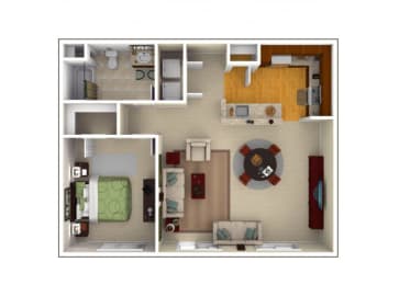 1 bed, 1 bath, 904 sqft, $2,939