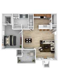 1 bed, 1 bath, 774 sqft, $1,628