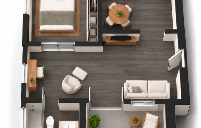 1 bed, 1 bath, 440 sqft, $2,695, Unit 6