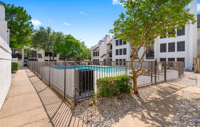 take a dip in the pool at the bradley braddock road station apartments