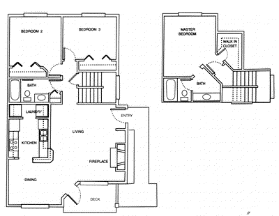 3 beds, 2 baths, 1,286 sqft, $3,415, Unit 201