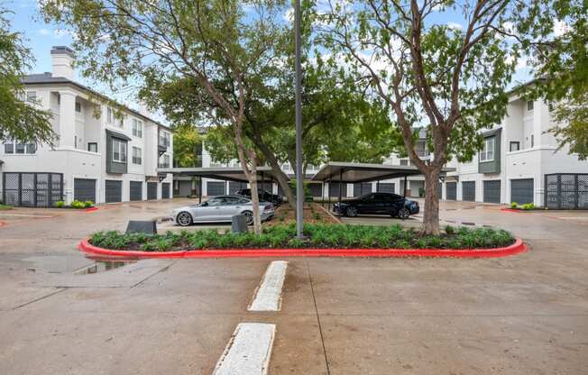 Covered parking at Mission Gate in Plano TX