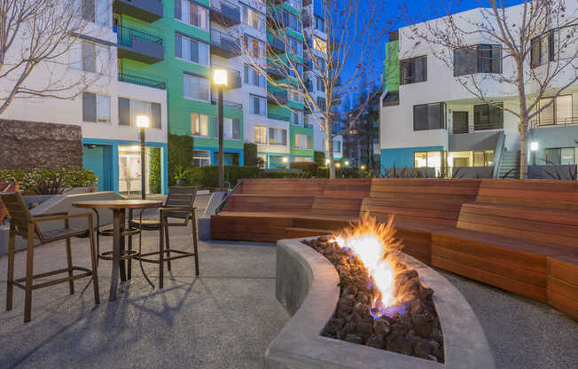 Courtyard with Firepit