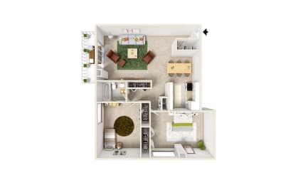 2 beds, 1 bath, 1,000 sqft, $1,410