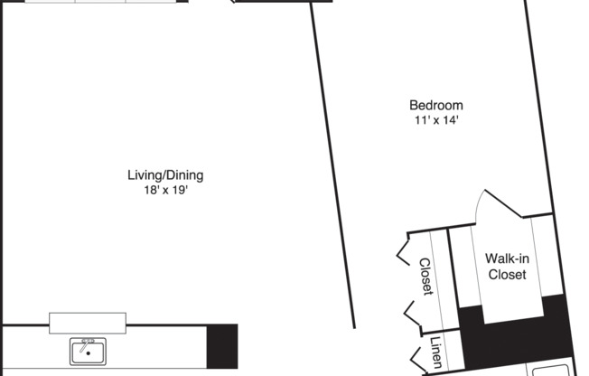 1 bed, 1 bath, 830 sqft, $2,523, Unit 0527