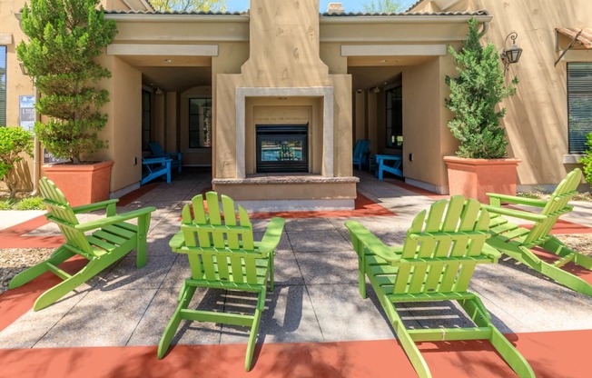 Outdoor seating area at Loreto & Palacio by Picerne, Las Vegas, NV, 89149