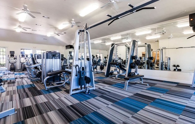 Modern Fitness Center at Villages of Briggs Ranch, Texas, 78245