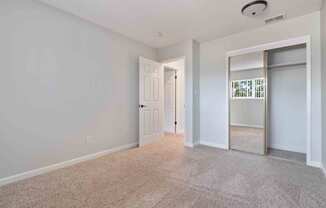 Gilroy Apartments for Rent - Mission Park - Bedroom with a Closet and Plush Carpeting