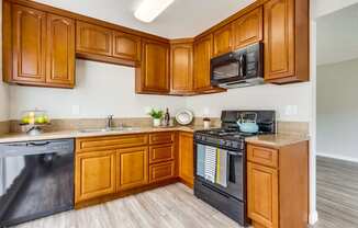 Modern Kitchens At Le Mar Apartments in Fullerton, CA.