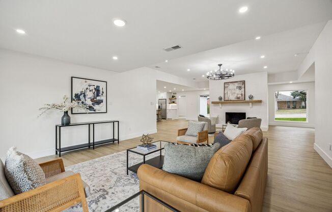 Luxuriously Renovated 4 Bed / 3 Bath Home with Contemporary Upgrades in Garland