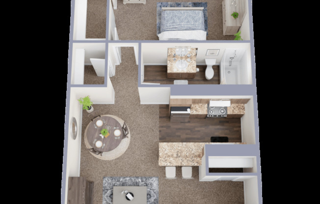 1 bed, 1 bath, 700 sqft, $1,375