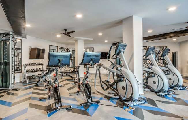 Peloton Bike And Training Space at Spoke Apartments, Atlanta, GA, 30307