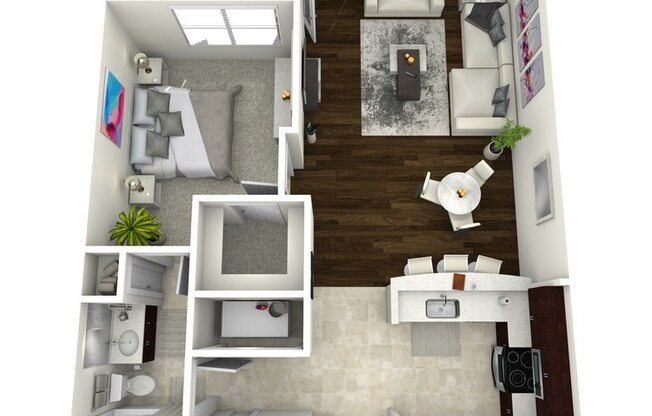 1 bed, 1 bath, 856 sqft, $1,765