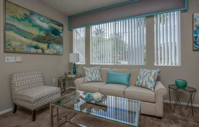 Living space at The Fairways by Picerne, Las Vegas, NV