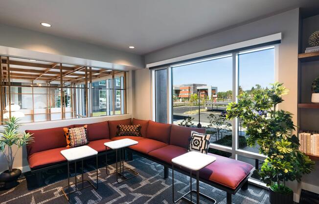 Versatile social spaces designed for productivity or connection.