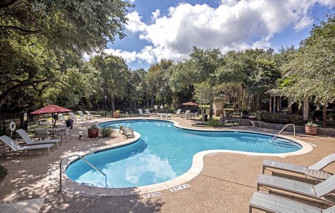 Relax by the resort-style pool and spa with spacious sundeck and lounge seating.