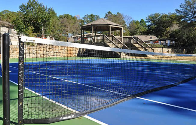 Tennis Court at The Atlantic North Springs, Dunwoody, GA.