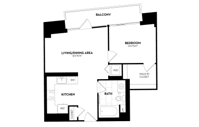 1 bed, 1 bath, 641 sqft, $2,747