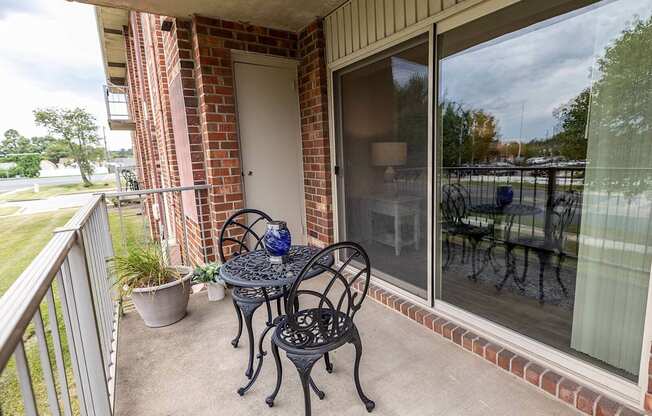 Patio at Windsor House Apartments*, Baltimore