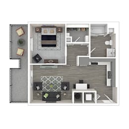 1 bed, 1 bath, 626 sqft, $1,770