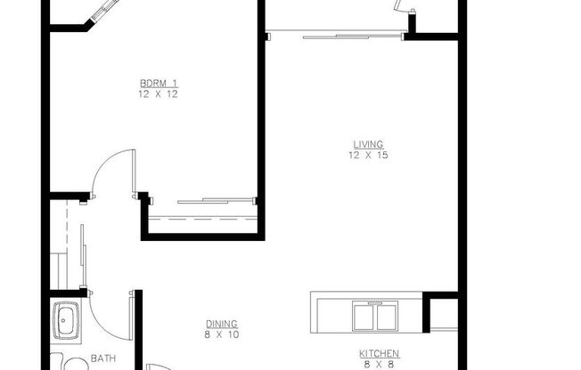 1 bed, 1 bath, 641 sqft, $2,495, Unit 134