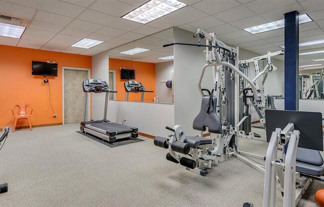updated fitness center