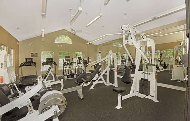 Clackamas Trails fitness center and equipment