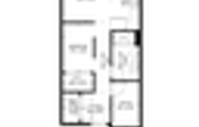 Studio, 1 bath, 612 sqft, $1,700, Unit One11 207