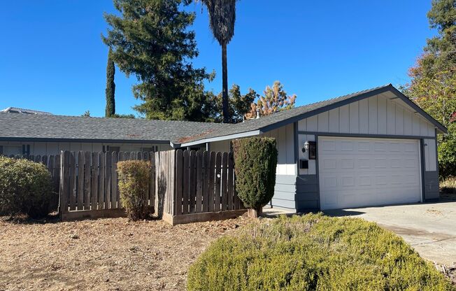 Chico-3 bed 2 bath, 2 car garage, large lot