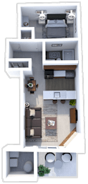 1 bed, 1 bath, 675 sqft, $1,349