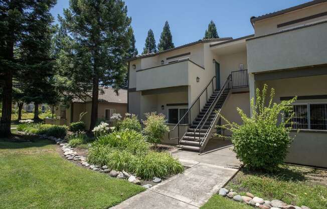 Stanford Heights building exterior right angle view