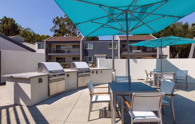 Community Grill Stations at Beverly Plaza Apartments, California, 90815