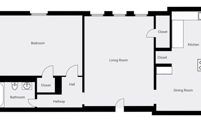 1 bed, 1 bath, 800 sqft, $1,995, Unit 08