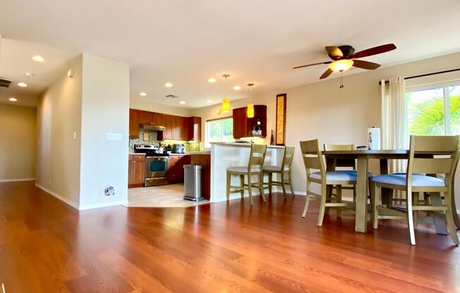 4 bedroom 3 bath unfurnished home in Pualani Estates