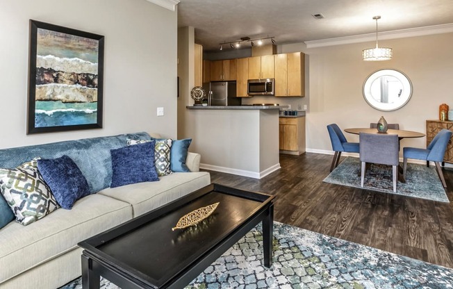 Open floor plans at Whispering Hills Apartments, Omaha NE