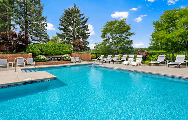 the swimming pool at the resort at governors crossing