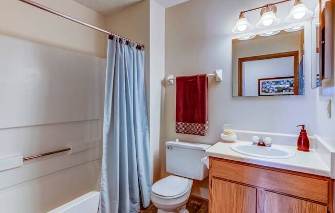 Luxurious Bathroom at Lake Forest Apartments, Ohio, 43081