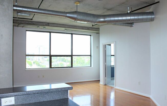 Spacious, beautiful loft with separate bedroom and office for rent in Downtown Atlanta
