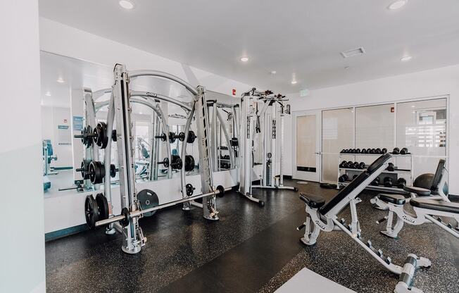 Workout Equipment at Veranda Apartments, Utah